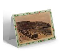 CHRISTMAS NOTELET - Vintage Wales - The Promenade and Great Orme, Llandudno (bc)