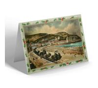CHRISTMAS NOTELET - Vintage Wales - The Promenade and Great Orme, Llandudno (c)