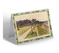 CHRISTMAS NOTELET - Vintage Wales - The Promenade and Mount Stewart, Rhos-on-Sea (b)