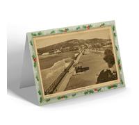 CHRISTMAS NOTELET - Vintage Wales - The Promenade, Conway (a)