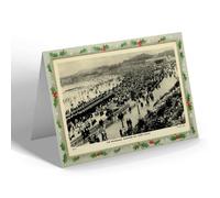 CHRISTMAS NOTELET - Vintage Wales - The Promenade, Whitmore Bay, Barry Island (a)