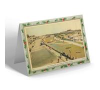 CHRISTMAS NOTELET - Vintage Wales - The Promenade, Whitmore Bay, Barry Island (bc)