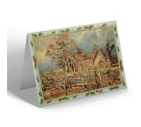 CHRISTMAS NOTELET - Vintage Warwickshire - Arbury, Birthplace Of "George Eliot"