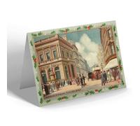 CHRISTMAS NOTELET - Vintage Warwickshire - Birmingham. Stephenson Place, New Street