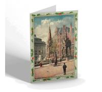 CHRISTMAS NOTELET - Vintage Warwickshire - Birmingham. University Chamberlain Square