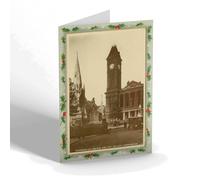 CHRISTMAS NOTELET - Vintage Warwickshire - Chamberlain Square Art Gallery Birmingham