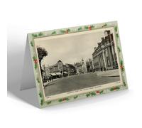 CHRISTMAS NOTELET - Vintage Warwickshire - Coventry Street & Council House, Nuneaton
