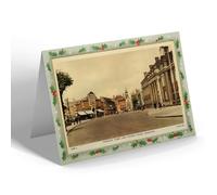 CHRISTMAS NOTELET - Vintage Warwickshire Coventry Street & Council House Nuneaton b