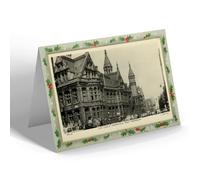 CHRISTMAS NOTELET - Vintage Warwickshire - Law Courts, Corporation Street Birmingham