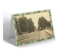 CHRISTMAS NOTELET - Vintage Warwickshire - Leamington. Victoria Bridge and Parade