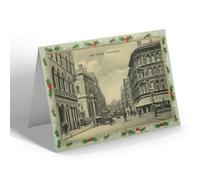 CHRISTMAS NOTELET - Vintage Warwickshire - New Street, Birmingham (d)