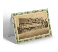 CHRISTMAS NOTELET - Vintage Warwickshire - Shakespeare's House, Stratford-on-Avon