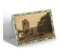 CHRISTMAS NOTELET - Vintage Warwickshire - St. Laurence's Church, Meriden