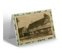 CHRISTMAS NOTELET - Vintage Warwickshire - The Historical Guy Fawkes House Dunchurch