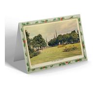 CHRISTMAS NOTELET - Vintage Warwickshire - The Three Spires, Coventry (bc)