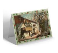 CHRISTMAS NOTELET - Vintage Warwickshire - Warwick. The Old Mill, Guy's Cliffe