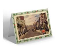 CHRISTMAS NOTELET - Vintage Whitstable. High Street (b)