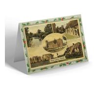 CHRISTMAS NOTELET - Vintage Wiltshire - Five Local Views (b)