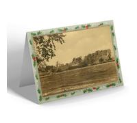 CHRISTMAS NOTELET - Vintage Wiltshire - General View from the Derry, Ashton Keynes a