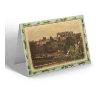 CHRISTMAS NOTELET - Vintage Wiltshire - Malmesbury Abbey, North View (b)