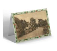 CHRISTMAS NOTELET - Vintage Wiltshire - The Derry, Ashton Keynes