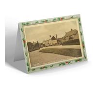 CHRISTMAS NOTELET - Vintage Wiltshire - The Old Swan House and Batts Farm, Wilton b