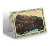 CHRISTMAS NOTELET - Vintage Wiltshire - The River, Bradford-on-Avon (b)