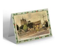CHRISTMAS NOTELET - Vintage Worcestershire - St. John's Parish Church, Worcester (b)