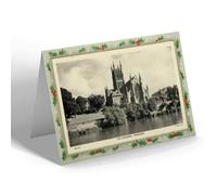 CHRISTMAS NOTELET - Vintage Worcestershire - The Cathedral, Worcester