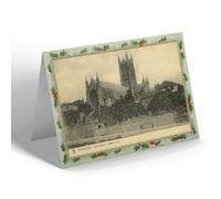 CHRISTMAS NOTELET - Vintage Worcestershire - Worcester. Cathedral from S.W.