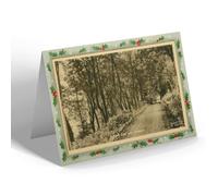 CHRISTMAS NOTELET - Vintage Yorkshire - A Leafy Lane near Grosmont