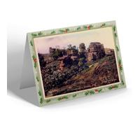 CHRISTMAS NOTELET - Vintage Yorkshire - Druids Castle, Brimham Rocks (b)