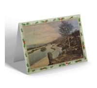 CHRISTMAS NOTELET - Vintage Yorkshire - Ilkley. The Tarn (b)