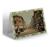 CHRISTMAS NOTELET - Vintage Yorkshire - Keighley. Low Street
