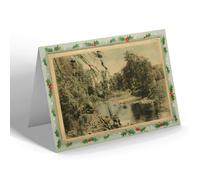 CHRISTMAS NOTELET - Vintage Yorkshire - River Esk, Grosmont