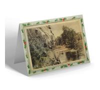 CHRISTMAS NOTELET - Vintage Yorkshire - River Esk, Grosmont (b)