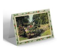 CHRISTMAS NOTELET - Vintage Yorkshire - Rock Gardens, Harrogate (b)