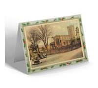 CHRISTMAS NOTELET - Vintage Yorkshire - St. Oswalds Church, Askrigg (b)