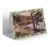 CHRISTMAS NOTELET - Vintage Yorkshire - Talkin Tarn, Brampton (b)