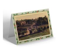 CHRISTMAS NOTELET - Vintage Yorkshire - The Bathing Pool & Greta Towers Ingleton (b)