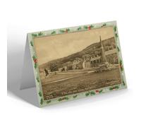 CHRISTMAS NOTELET - Vintage Yorkshire - The Hills from the Village, West Burton