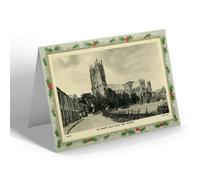 CHRISTMAS NOTELET - Vintage Yorkshire - The Minster from South West, Beverley