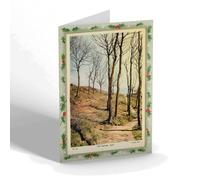 CHRISTMAS NOTELET - Vintage Yorkshire - The Ravine, Filey (bc)
