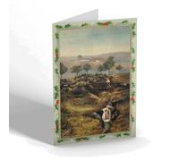 CHRISTMAS NOTELET - Vintage Yorkshire - View on the Moors, Ilkley