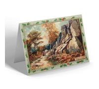 CHRISTMAS NOTELET - Vintage Yorkshire - Wharncliffe Crags, near Sheffield