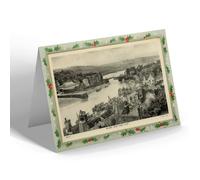 CHRISTMAS NOTELET - Vintage Yorkshire - Whitby from West Cliff