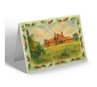 CHRISTMAS NOTELET - War Memorial Cottage Hospital, North Walsham - Vintage Art Style
