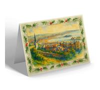CHRISTMAS NOTELET - Weston-super-Mare. General View (a) - Vintage Art Style