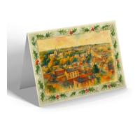 CHRISTMAS NOTELET - Winchester from St Giles' Hill - Vintage Art Style