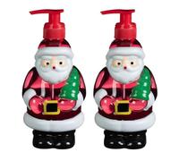 Christmas Novelty Hand Wash 300ml x Pack of 2 - Santa - the Perfect Item to Make You and Your Guests Feel Festive While Washing Your Hands
